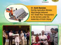 VST Shakti Rice Transplanters Delivery