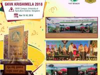 Winners of best stall award at GKVK Krishimela 2018