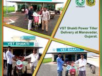 Handing over VST Shakti Power Tillers to our esteemed customers.