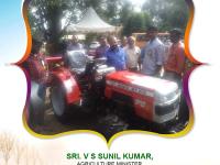 Sri. V S Sunil Kumar, Agriculture Minister, inspected our tractors and lauded the efforts of VST Shakti towards empowering farmers.