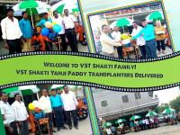Handover VST Shakti Yanji Paddy Transplanters to our new customers.
