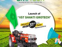 "VST Shakti Grotech", the initiation towards doubling the farming income will be held today in Pune, Maharashtra. 
