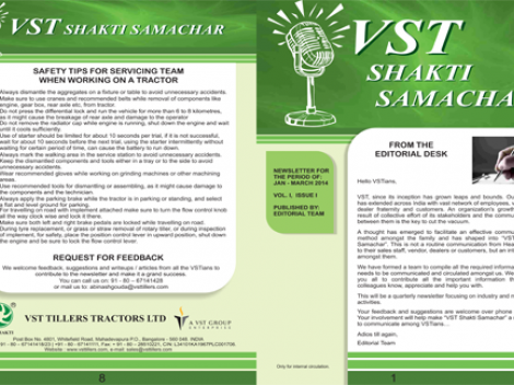 VST Shakti Samachar: January - March 2014