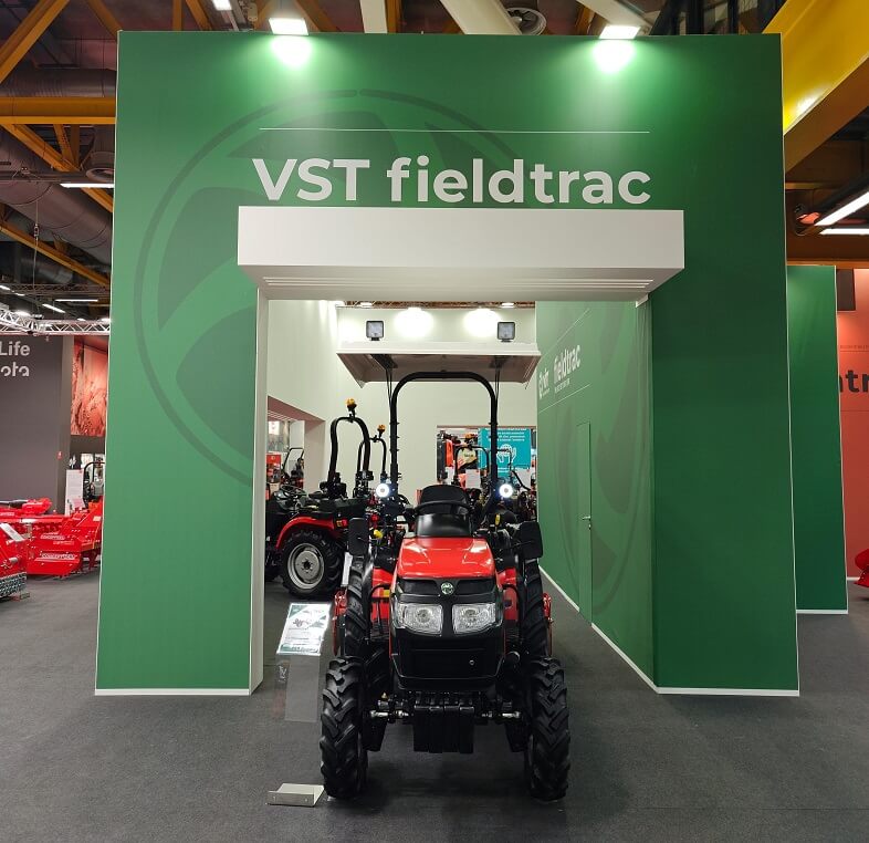 VST Tillers Tractors Showcased 30 HP tractor with Stage V Emission Norms Engine at EIMA International Exhibition in Italy